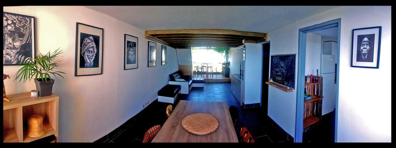Loft Mezzanine Verriere Avec Vue Saint-Denis Exterior foto